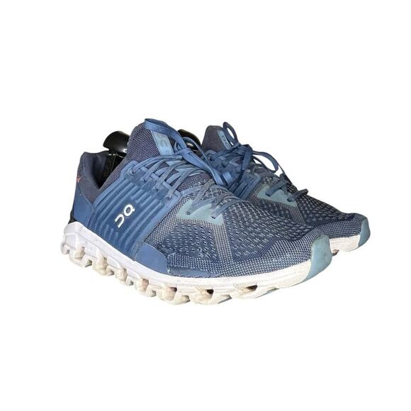 ***SOLD*** On Cloudswift Blue White Athletic Running Shoes Sneakers Size 10 US - Picture 2 of 7